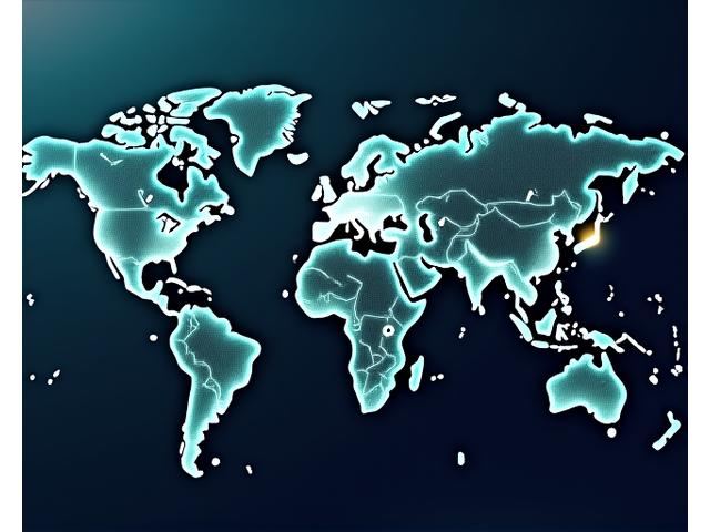 Global map with logistics network, symbolizing distribution and retail partnerships.